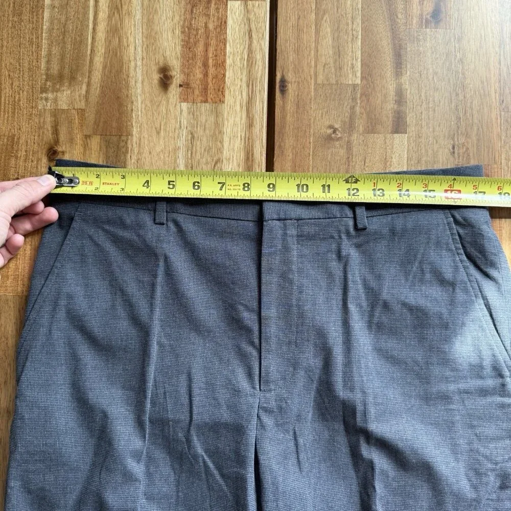 Banana Republic Dress Pants Mens 33X30 Gray 100% Cotton Modern Fit‎ Office Event